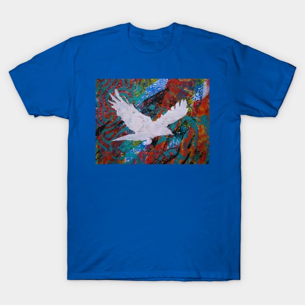 Flying Free Abstract Section 3 T-Shirt by Heatherian